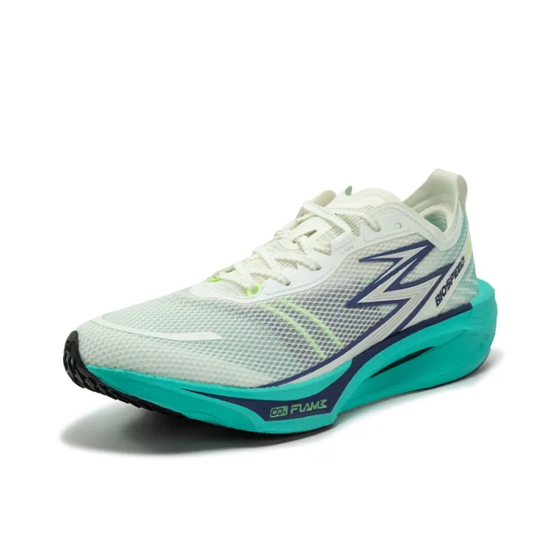 361° Cushioning, Slip Resistant, And Abrasion Resistant Low Top Running Shoes Unisex Vivid Aqua Blue-1