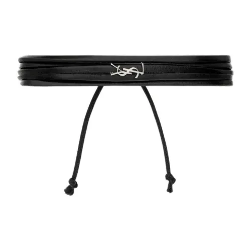 SAINT LAURENT Logo plaque Bracelet