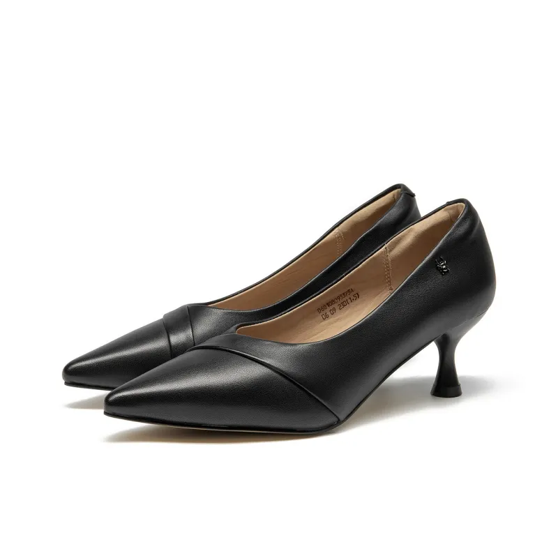 Spider King Slim Heel High Heels 5.5cm Women's Black-3