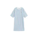 Blue White Brown Stripes