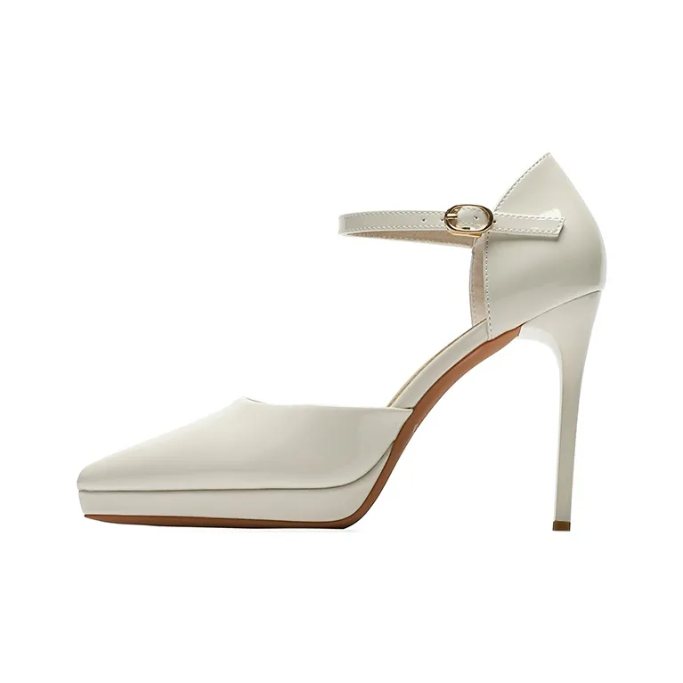 Zubumei Slim Heel High Heels 10cm Women's-19