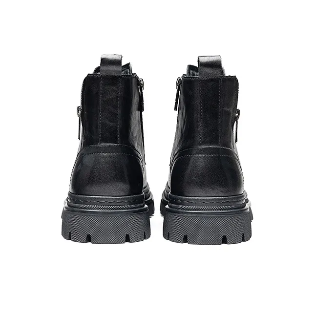 HARSON Martin Boots Men Black-4