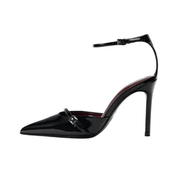 ZARA Slim Heel High Heels 10cm Women's Black
