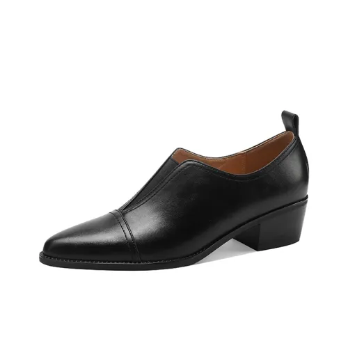 FMM Chunky Heel High Heels 4cm Women's