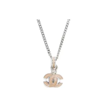 CHANEL 2004 Cc Logo Necklace