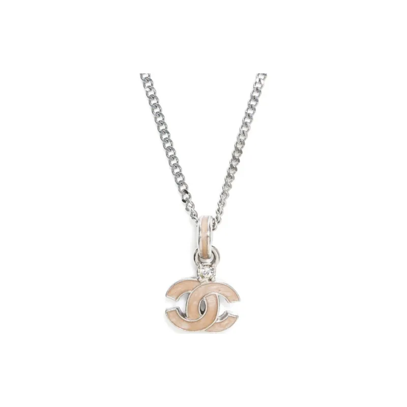 CHANEL 2004 Cc Logo Necklace-0