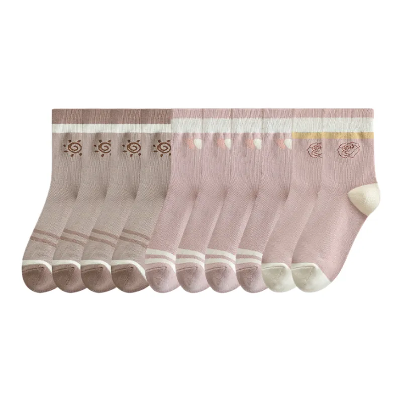 Lan Miao Mid Calf Socks Women's 10 Pack-1