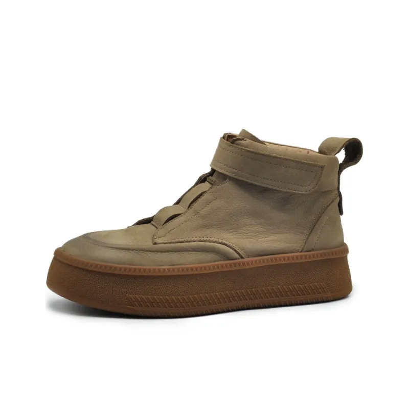 ARTMU Ankle Boots Women's Light Gray/Brown Coffee-1