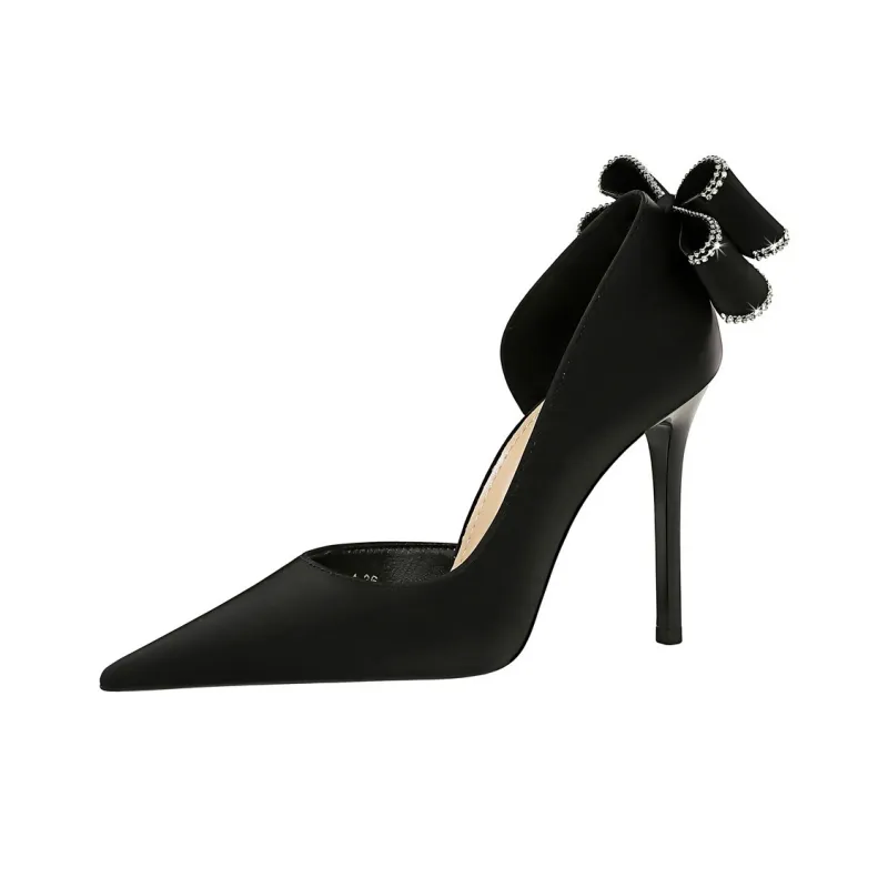 QITUMAUL Slim Heel High Heels 10.5cm Women's-1