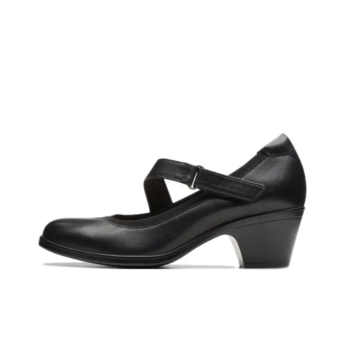 Clarks Block Heel High Heels Women's Black