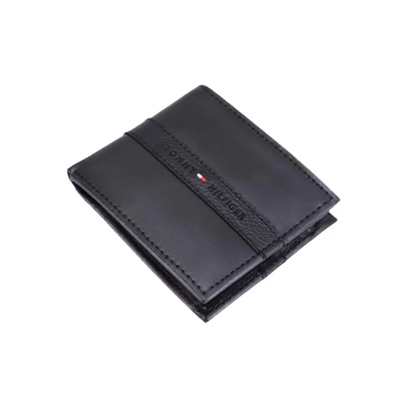 Tommy Hilfiger Synthetic Leather Wallet Regular Men's Black-1