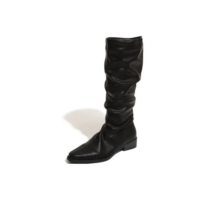 LXVB Slouch Boots Knee-high Boots 3cm Women's-0