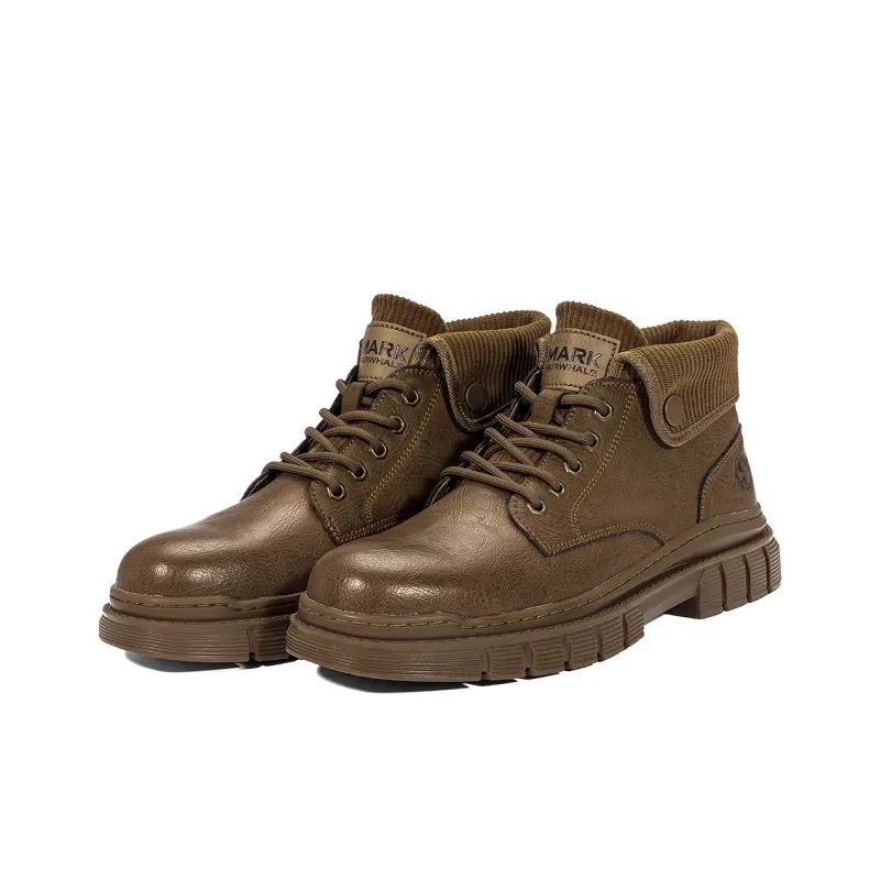 FAIRWHALE Martin Boots Men Black/Brown-2