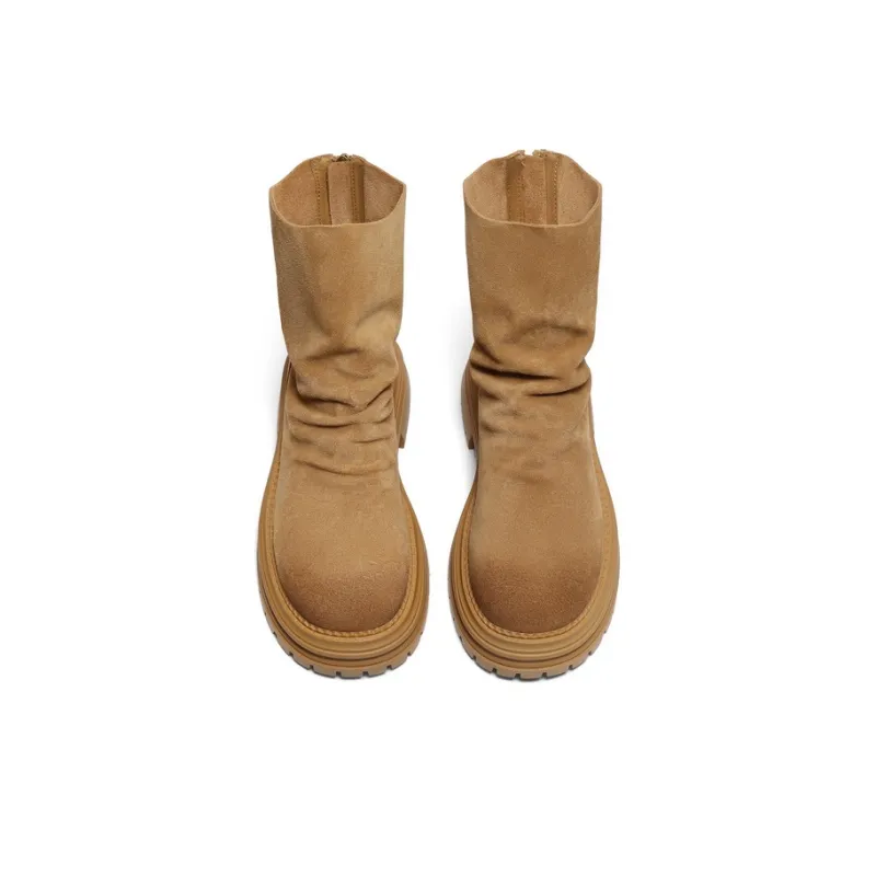 BELLE Ankle Boots Women's Brown/Apricot-7