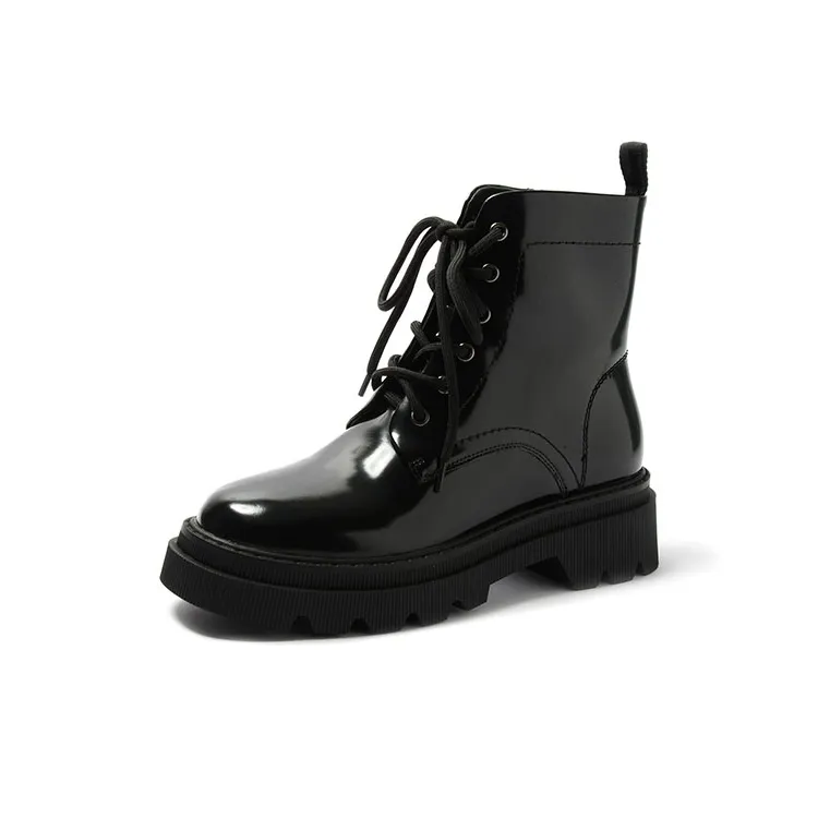 STEVE MADDEN Martin Boots Women's Ecru/Black-5