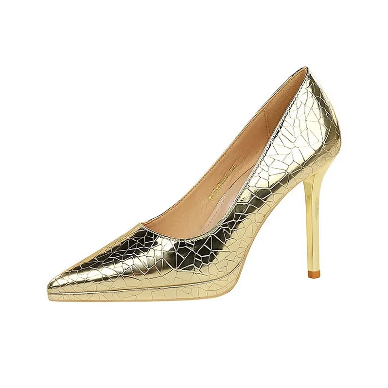 BIGTREE Slim Heel High Heels Women's-4