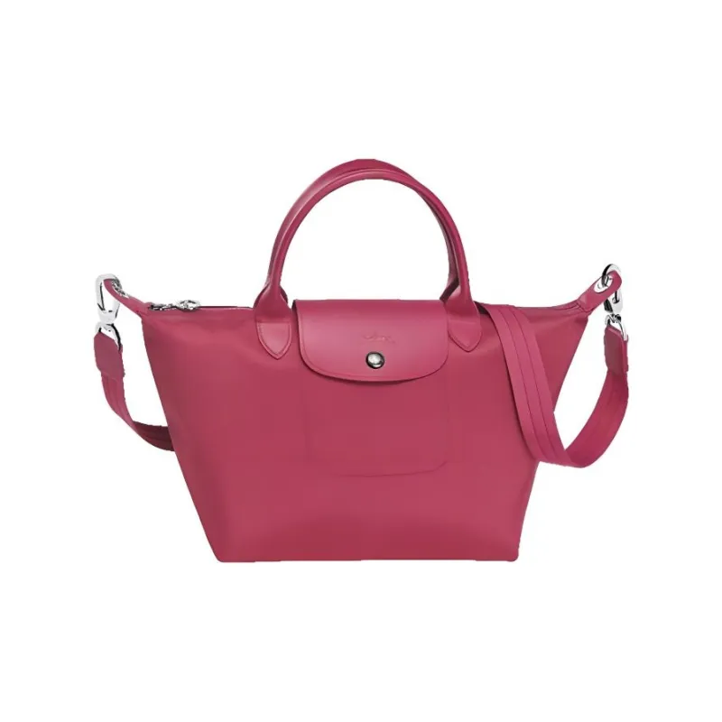 LONGCHAMP Le Pliage Néo Nylon Shoulder Bag Crossbody Bag Handbag Women's Rose Red-1