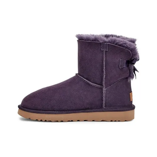 UGG Mini Bailey Bow Ii Fleece Lined Purple Women's