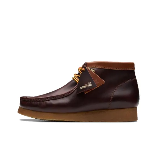 Clarks Wallaboot Hiker Ankle Boots Men's Brown