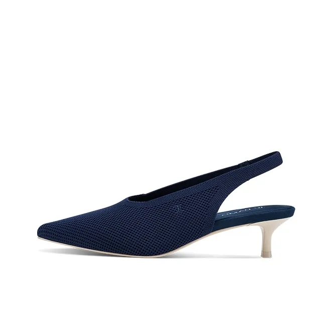 JC DAMO Flared Heel High Heels Women's-12