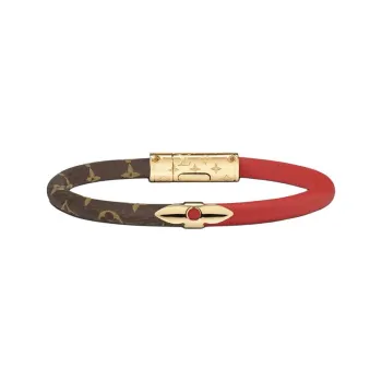 LOUIS VUITTON 2020 Monogram Lv Confidential Costume Bracelet