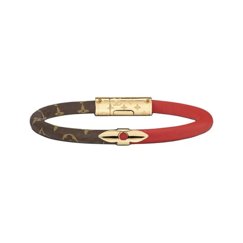 LOUIS VUITTON 2020 Monogram Lv Confidential Costume Bracelet-0