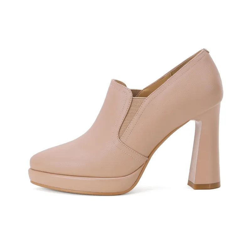 PIERCE GENTRY Chunky Heel High Heels Women's-7