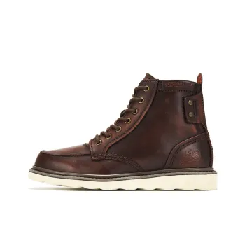 CAT Ankle Length Martin Boot Men's Dark Brown