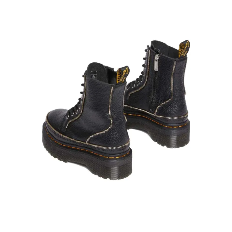 Dr.Martens JADON Short Martin Boot Women's Black-3