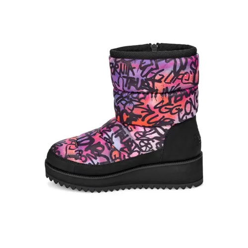 UGG Ridge Graffiti Pop Purple Black Women's