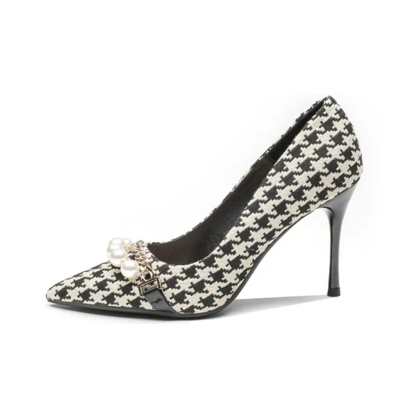 HKCP Slim Heel High Heels 8.5cm Women's-4