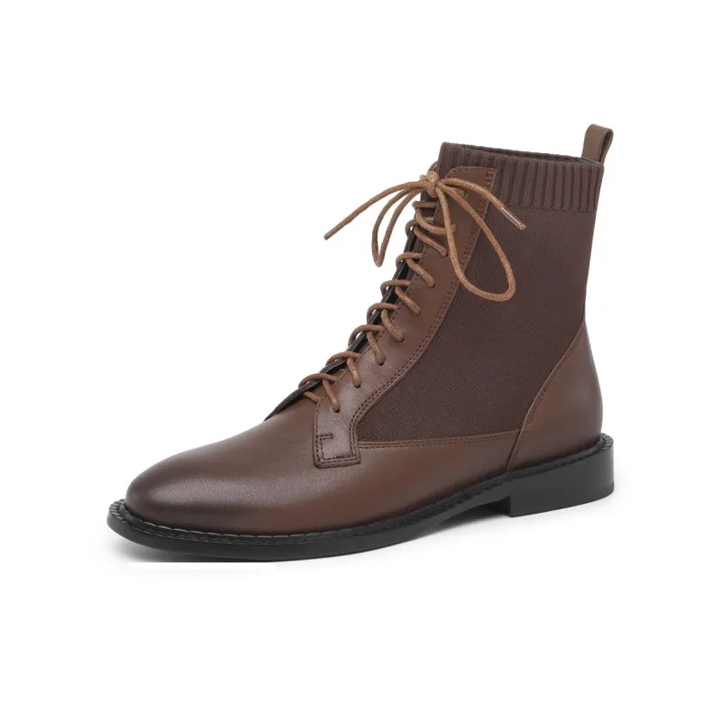 Chrisdien Deny Ankle Boots 2.5CM Women's Light Brown-1