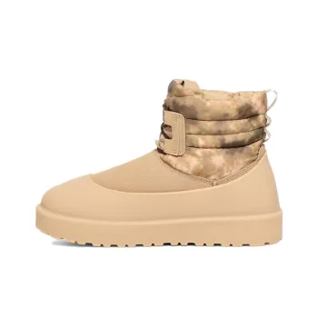 UGG Classic Mini Lace Wea Smokescreen Boot Mustard Seed