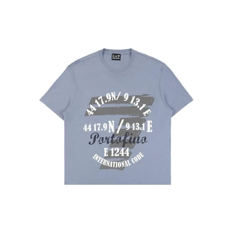 EMPORIO ARMANI T Shirt Men's Purple-1