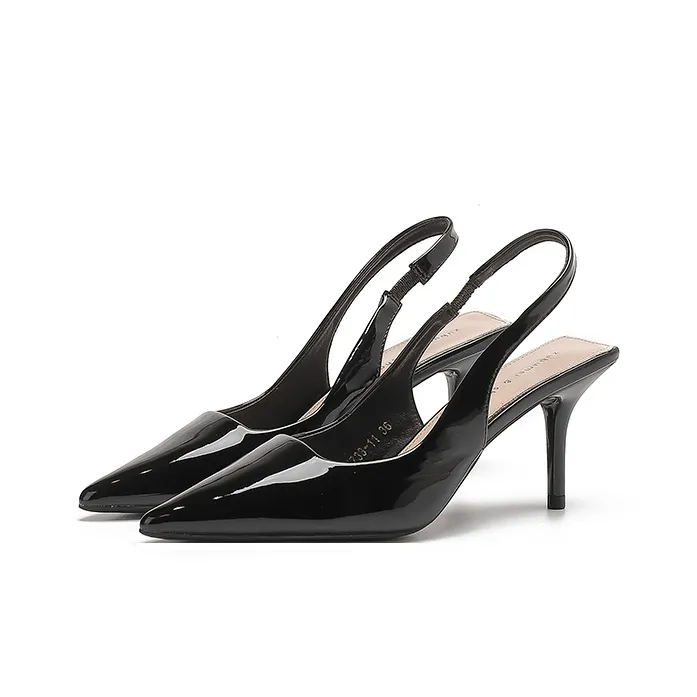 Zubumei Slim Heel High Heels 7cm Women's-1