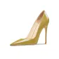 Army Green Patent Leather
