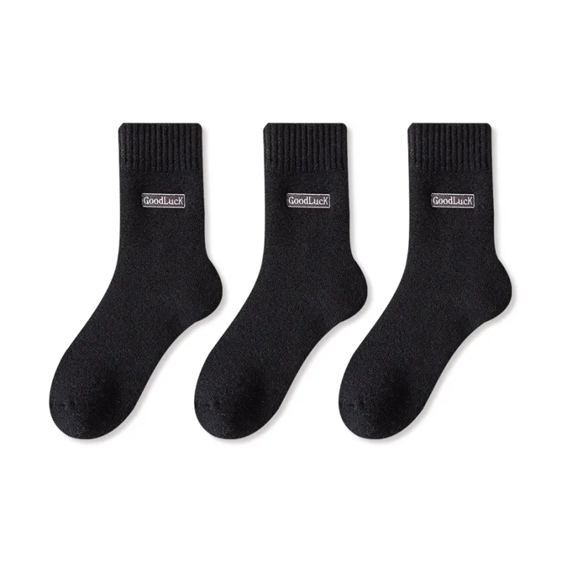 JIAZINI Mid Calf Socks Men's 3 Pack-54
