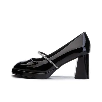 POOQ Chunky Heel High Heels Women's
