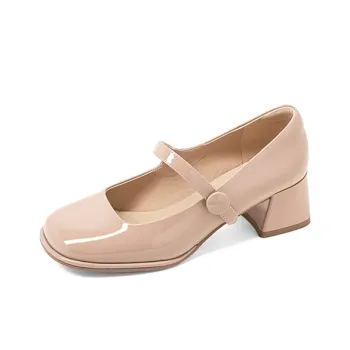 COMELY High Heels Women's Coffee/Pink/Ecru