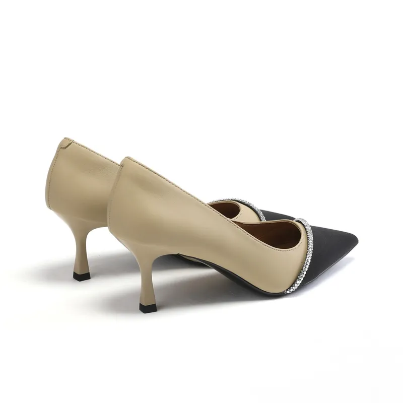 ST&SAT Slim Heel High Heels 7.4cm Women's-4
