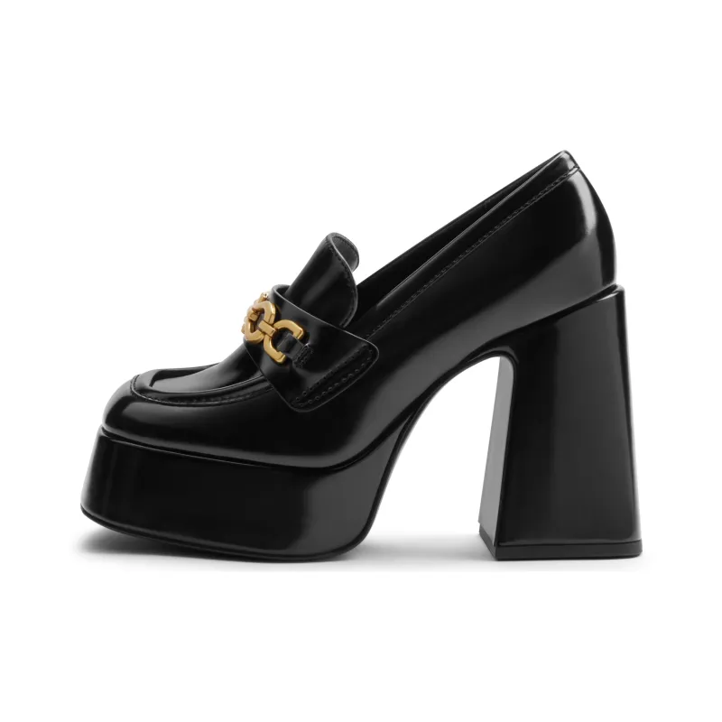 CHARLES&KEITH Chunky Heel High Heels 11.2cm Women's-0