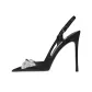 Black Satin Bowknot Diamond (8cm)