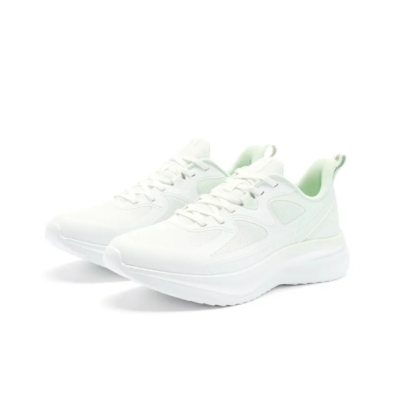 QIAODAN Running Shoes Women's Low Top Jordan White/Snow Mist Green-2