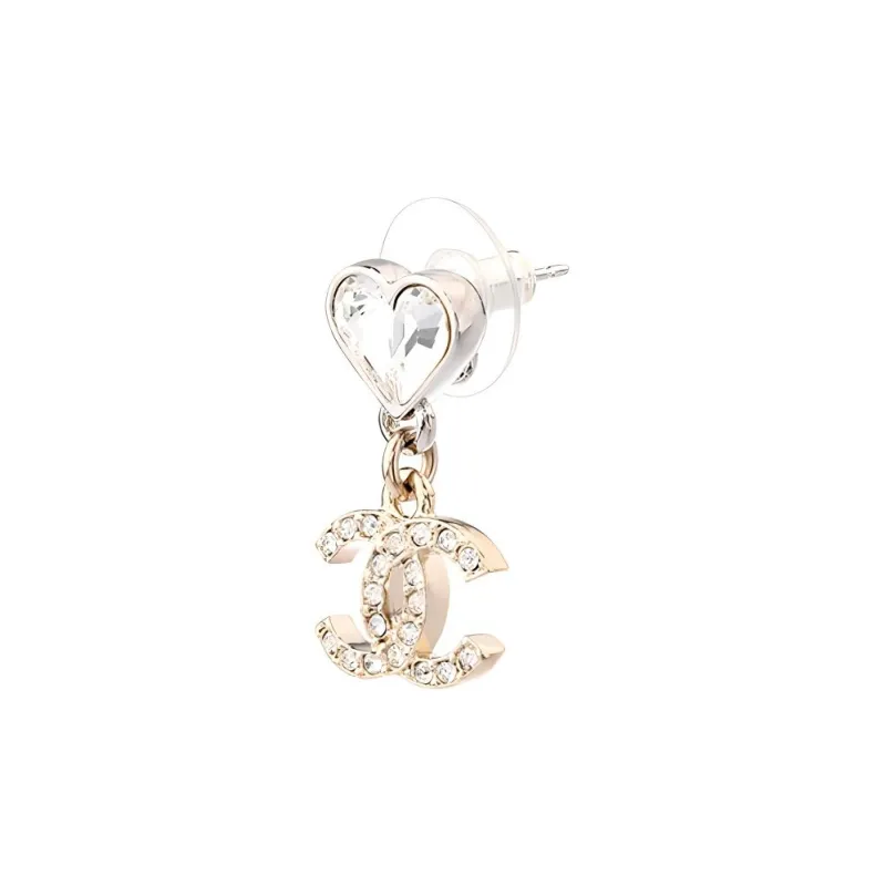 CHANEL Metal Earrings Women's Gold/Silver-1