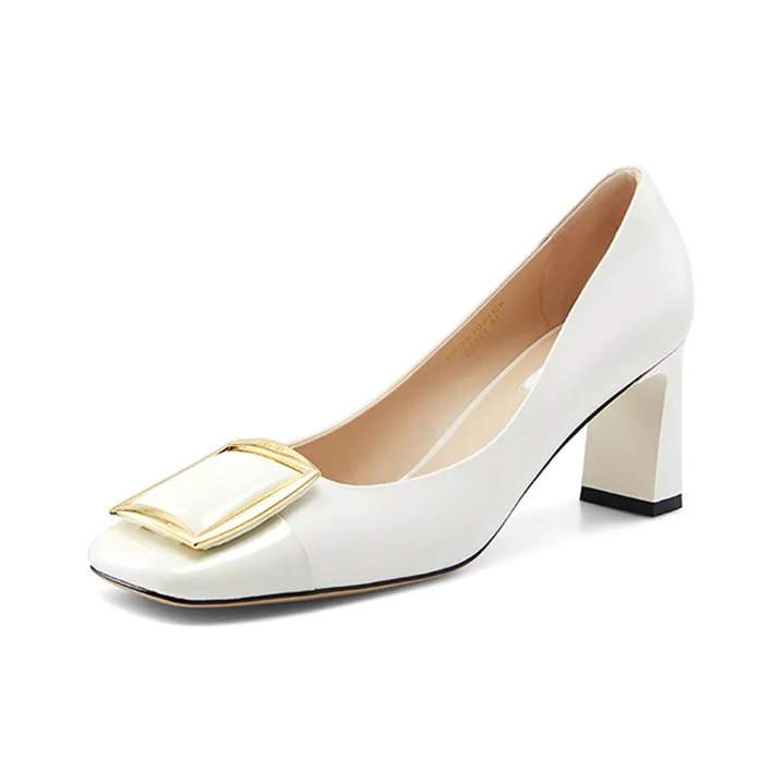 NINE WEST Chunky Heel High Heels 7cm Women's-6