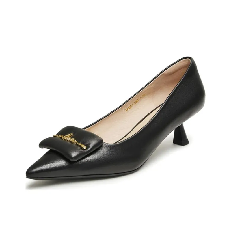 TATA High Heels Women's Solid Color-5