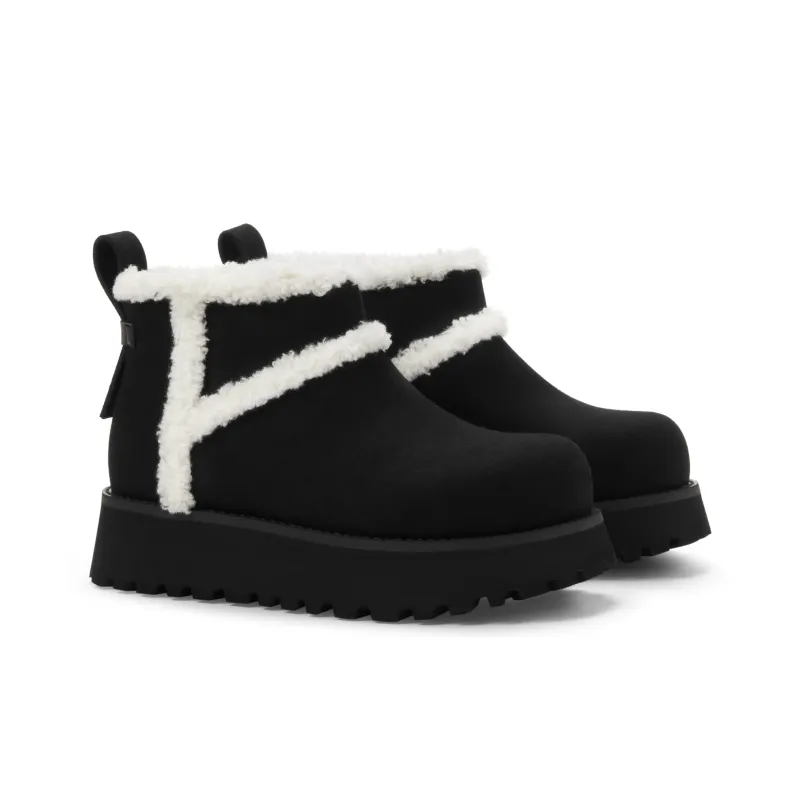 CHARLES&KEITH Short Snow Boots 4.4cm Women's-5