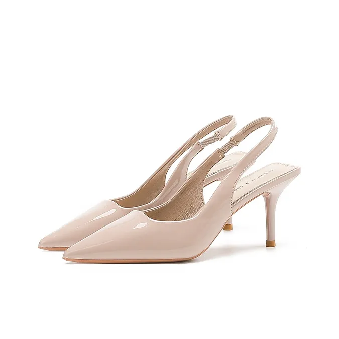 Zubumei Slim Heel High Heels 7cm Women's-15