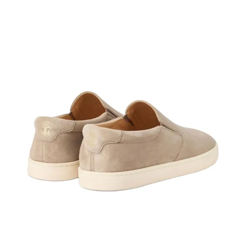 Brunello Cucinelli Round Toe Slip On Loafers-3