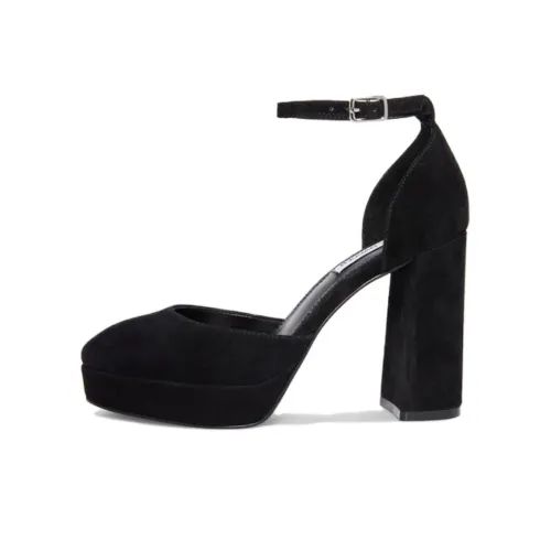STEVE MADDEN Chunky Heel High Heels 10cm Women's Black